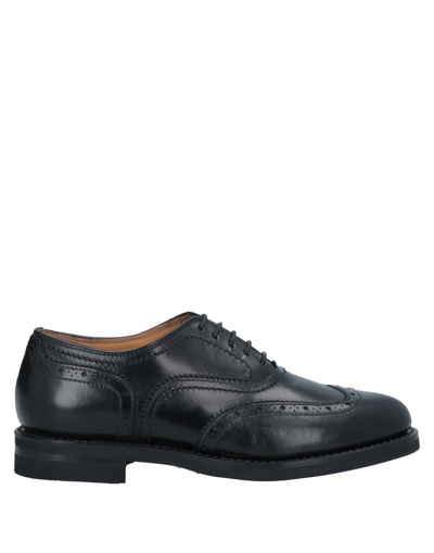 Fabi Lace-up Shoes In Black