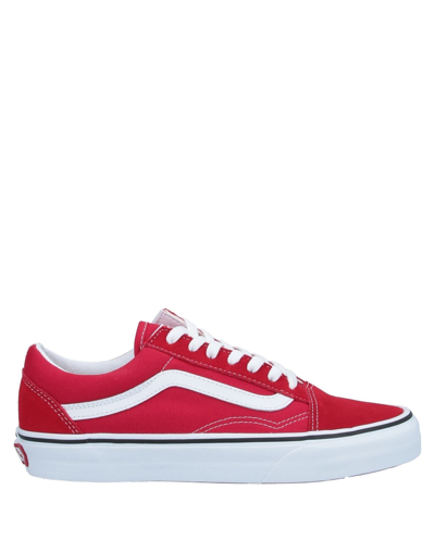 Vans Sneakers In Red