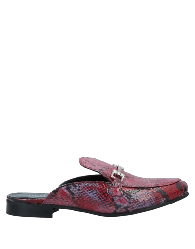 Rebel Queen By Liu •jo Rebel Queen Woman Mules & Clogs Garnet Size 6 Textile Fibers In Red