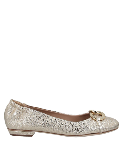 Gianna Meliani Ballet Flats In Gold