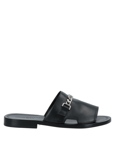 John Galliano Sandals In Black