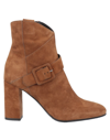 Carmens Ankle Boots In Camel