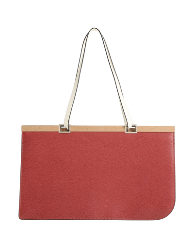 Valextra Handbags In Red