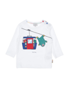 PAUL SMITH PAUL SMITH NEWBORN BOY T-SHIRT WHITE SIZE 3 ORGANIC COTTON