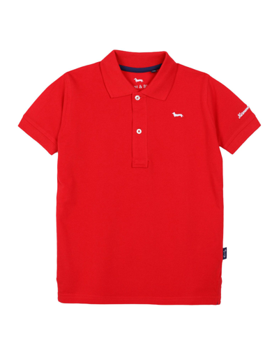 Harmont & Blaine Kids' Polo Shirts In Red