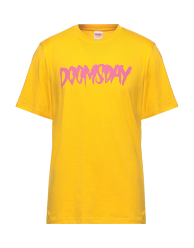 Doomsday Society T-shirts In Yellow