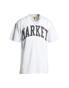 Market Arc Puff Print Logo T-shirt In Grey