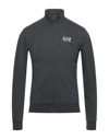 Ea7 Sweatshirts In Steel Grey