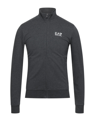 Ea7 Sweatshirts In Steel Grey