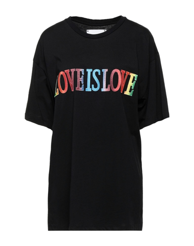 Alberta Ferretti T-shirts In Black
