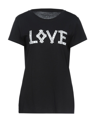 Armani Exchange T-shirts In Black