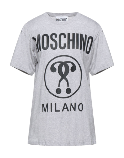 Moschino Couture Woman T-shirt Light Grey Size Xs Cotton
