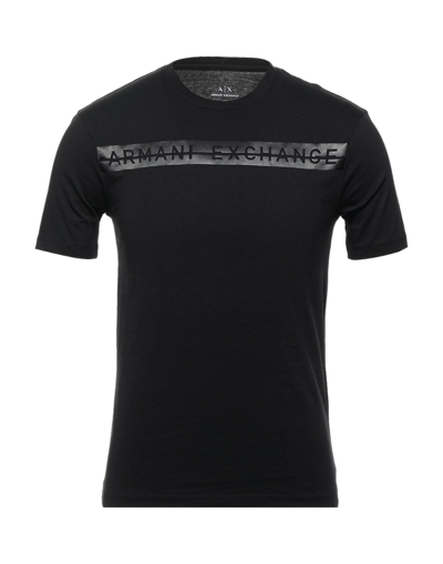 Armani Exchange T-shirts In Black