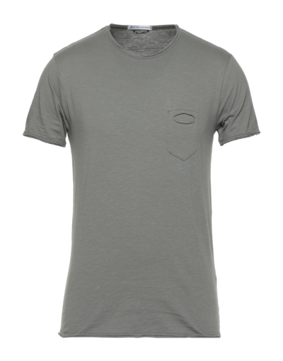 Grey Daniele Alessandrini T-shirts In Grey