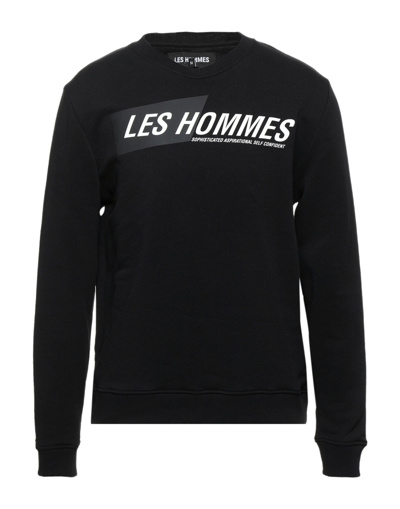 Les Hommes Sweatshirts In Black