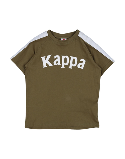 Kappa T-shirts In Military Green