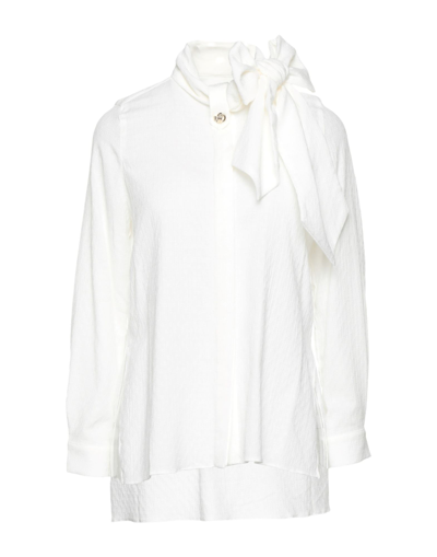 Mother Of Pearl Shirts In White