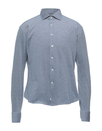 Alessandro Gherardi Shirts In Dark Blue