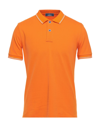 Domenico Tagliente Polo Shirts In Orange
