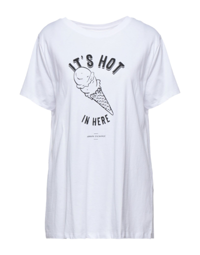 Armani Exchange T-shirts In White