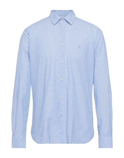 Trussardi Shirts In Blue