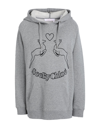 See By Chloé Sweatshirts In Grey