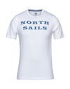 North Sails T-shirts In Off White