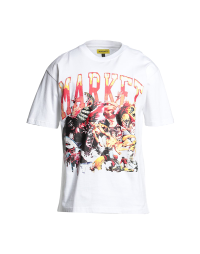 Market T-shirts In White