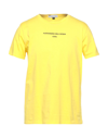 Alessandro Dell'acqua T-shirts In Yellow