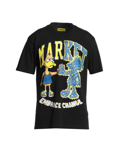 Market T-shirts In Black