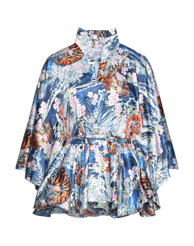 Richard Quinn Blouses In Blue