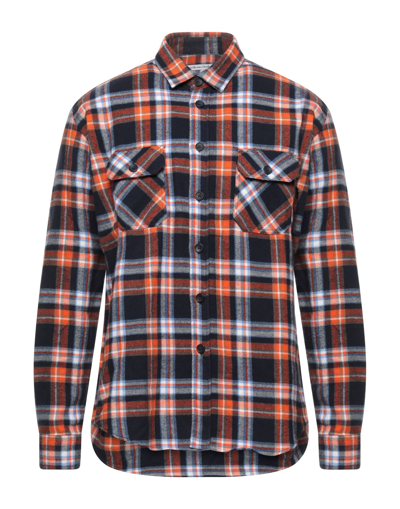 Grey Daniele Alessandrini Shirts In Orange