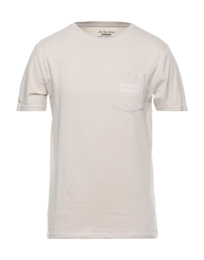 Jeckerson T-shirts In Beige