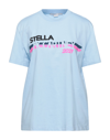 Stella Mccartney Woman T-shirt Sky Blue Size 10-12 Cotton