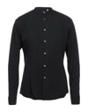 Grey Daniele Alessandrini Shirts In Black