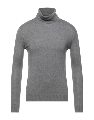 Alpha Studio Turtlenecks In Grey