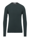 Alpha Studio Sweaters In Dark Green