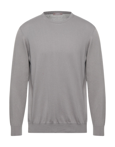 Andrea Fenzi Sweaters In Grey