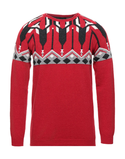 Daniele Alessandrini Sweaters In Red