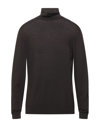 Alpha Studio Turtlenecks In Brown