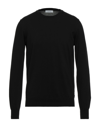 Alpha Studio Sweaters In Black