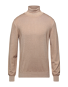 Gran Sasso Turtlenecks In Camel