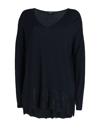 Seventy Sergio Tegon Sweaters In Dark Blue