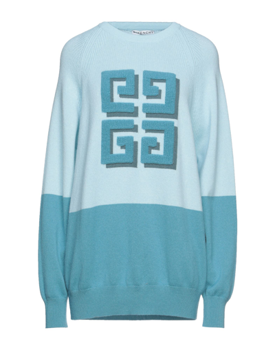 Givenchy Sweaters In Sky Blue