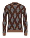 Roberto Collina Sweaters In Brown