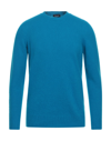 DRUMOHR DRUMOHR MAN SWEATER AZURE SIZE 44 LAMBSWOOL