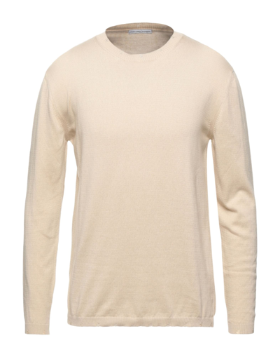 Grey Daniele Alessandrini Sweaters In Beige