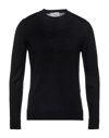 Vneck Sweaters In Black