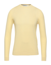 Alpha Studio Sweaters In Yellow