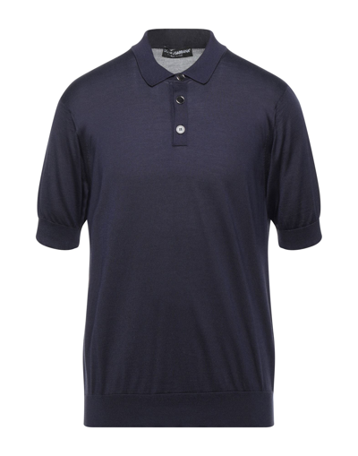 Dolce & Gabbana Sweaters In Dark Blue